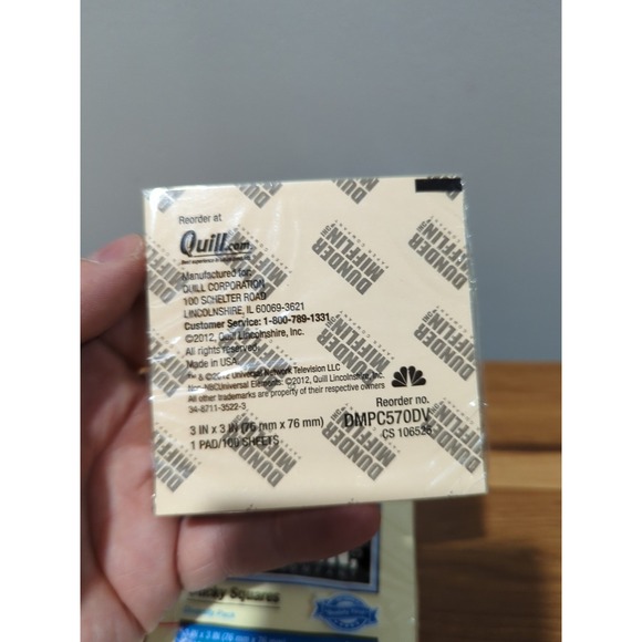 The Office Dunder Mifflin Inc Paper Company Gift Novelty Sticky Notes Cards Lot - Picture 5 of 5